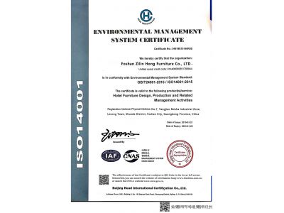 国际环境管理体�系认证证书